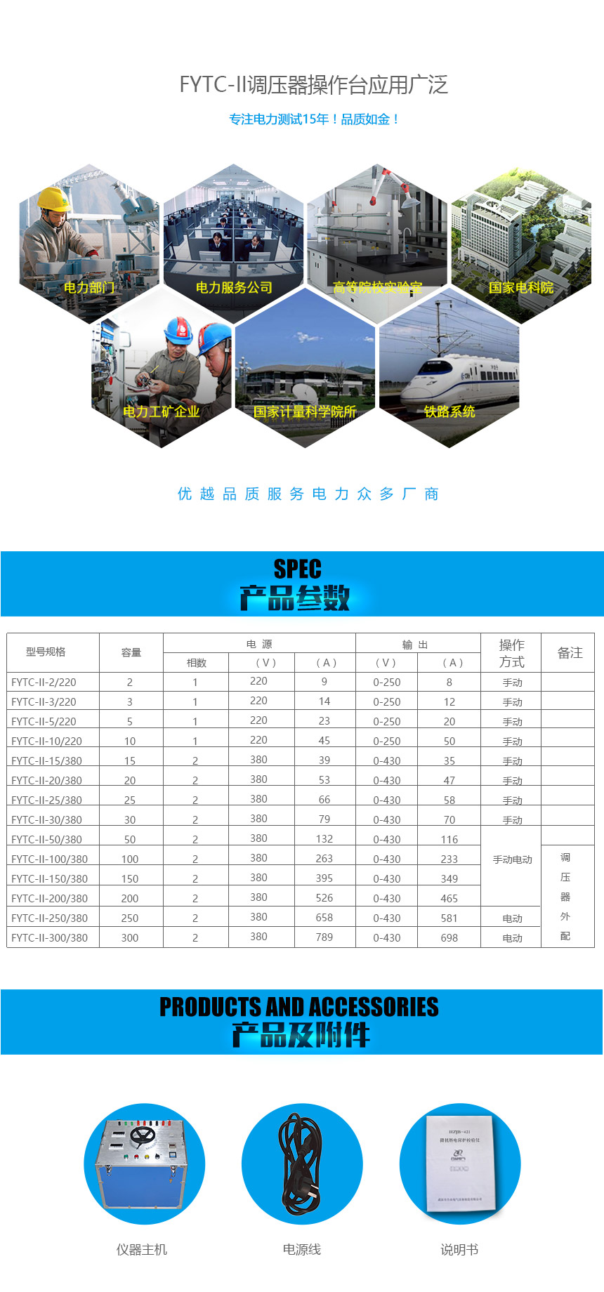 試驗(yàn)變壓器調(diào)壓器操作臺